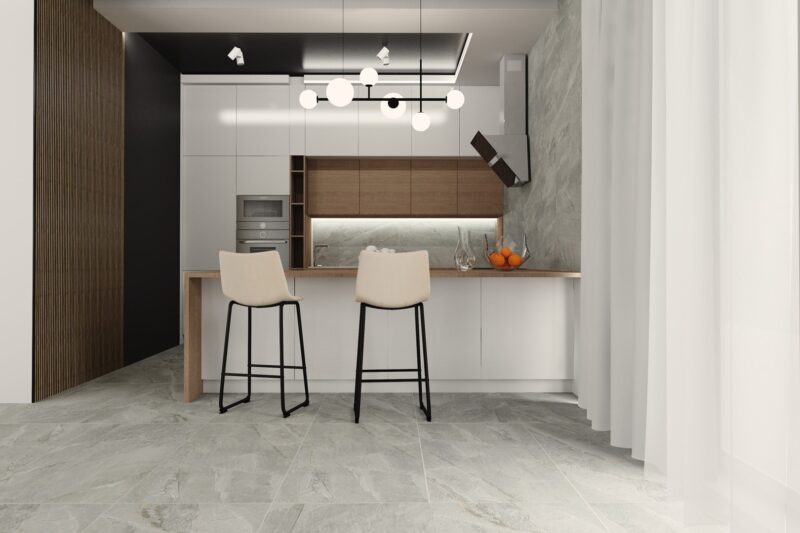 Gres Fusion Grey 60x120 (1,44m²) Carving