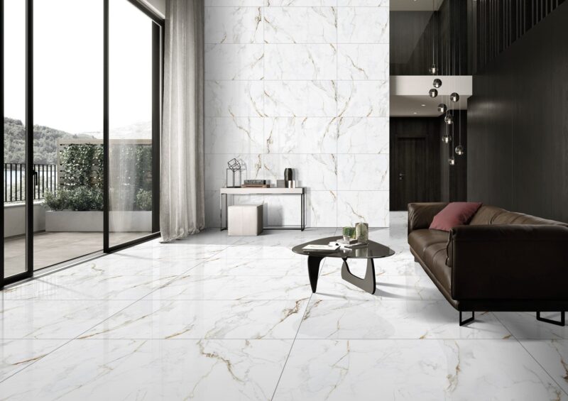 Gres Vienna Bianco 60x120x0,7 (2,16m²) Polished