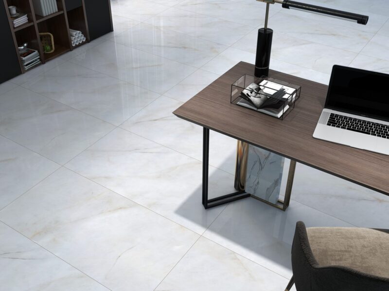 Gres Pearl Onyx Bianco 60x120 (1,44m²) Glossy