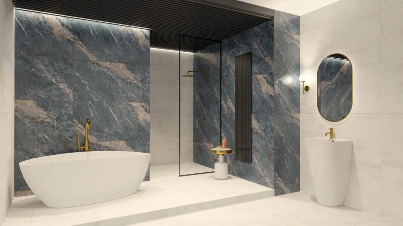 Gres Euphoria Blue 60x120 (1,44m²) Icing Carving