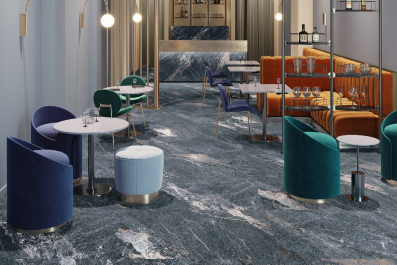 Gres Euphoria Blue 60x120 (1,44m²) Icing Carving