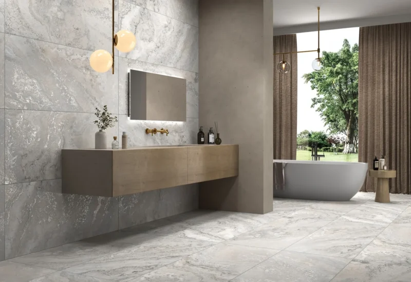 Gres Aroma Silver 60x120 (1,44m²) Carving