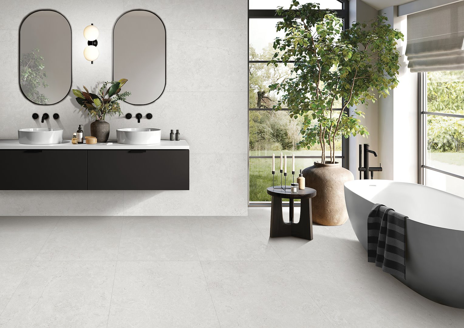 Platino Bianco 60x120 (1,44) Colorbody Rustic With Glossy - Tileo