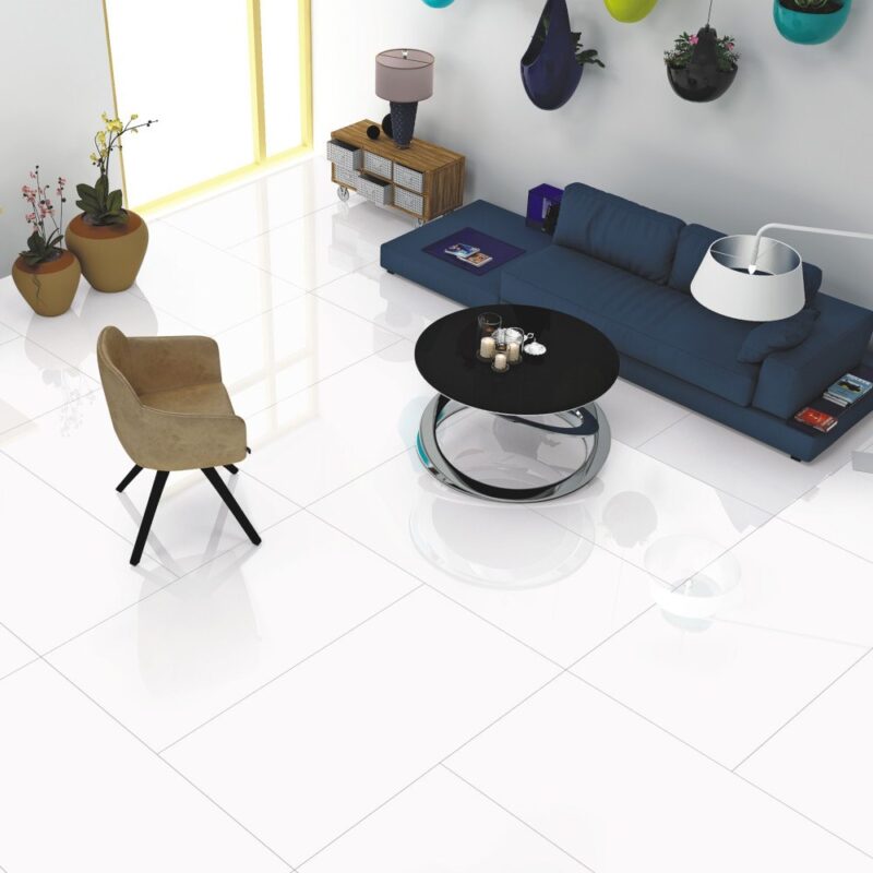 Gres Toronto Super White 60x120x7mm Rect. (2,16) Polished Egen