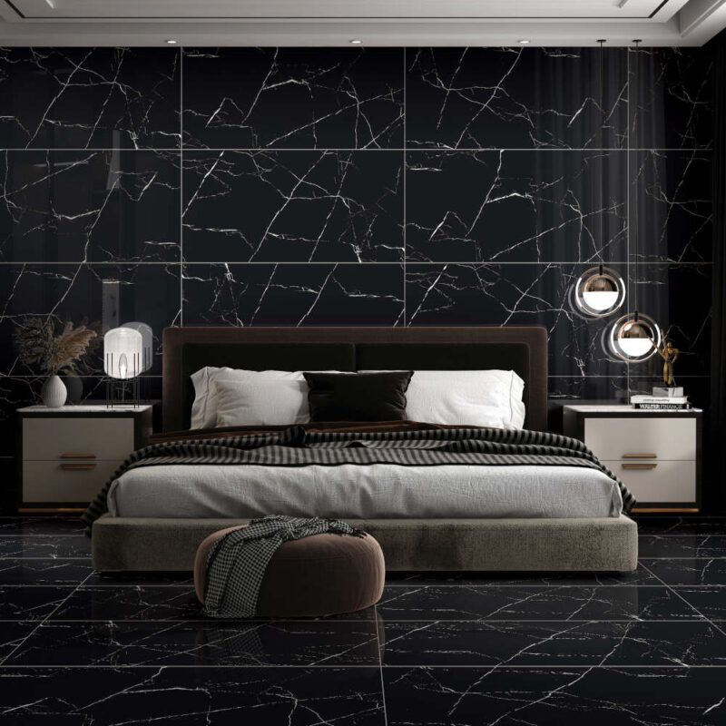 61492_1_2834920 Gres Alaska Black 60x120x8,5mm Rect. (1,44) High Glossy Egen