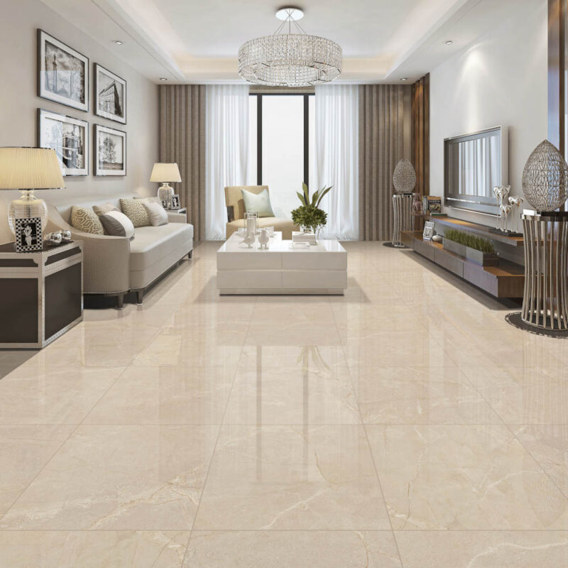 Gres Crista Crema 60x60x7mm Rect. (1,44) Polished Egen